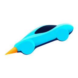 Flying car AI logo